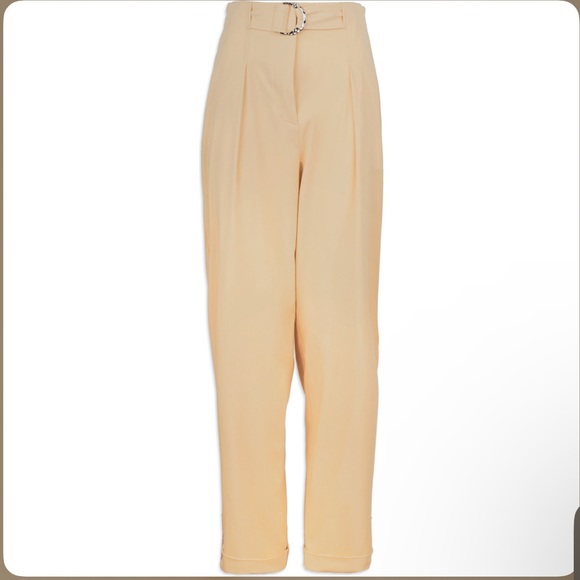 Tanya Taylor high waisted tan trousers with belt “Tyler Pant” size 0 - Picture 4 of 15